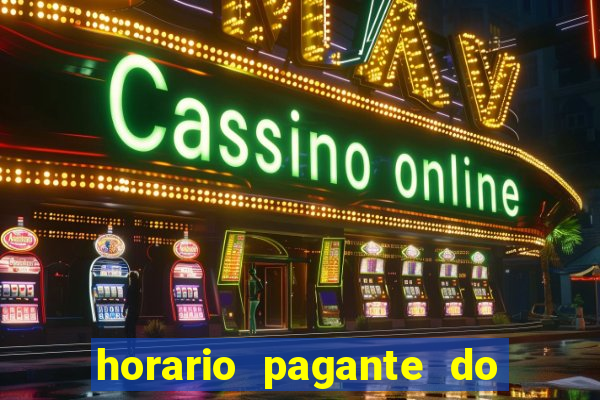 horario pagante do coelho fortune